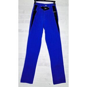 Vintage Rough Rider Women's Western/Rodeo Jeans Circle T Sz 3/4‎ USA Blue Black